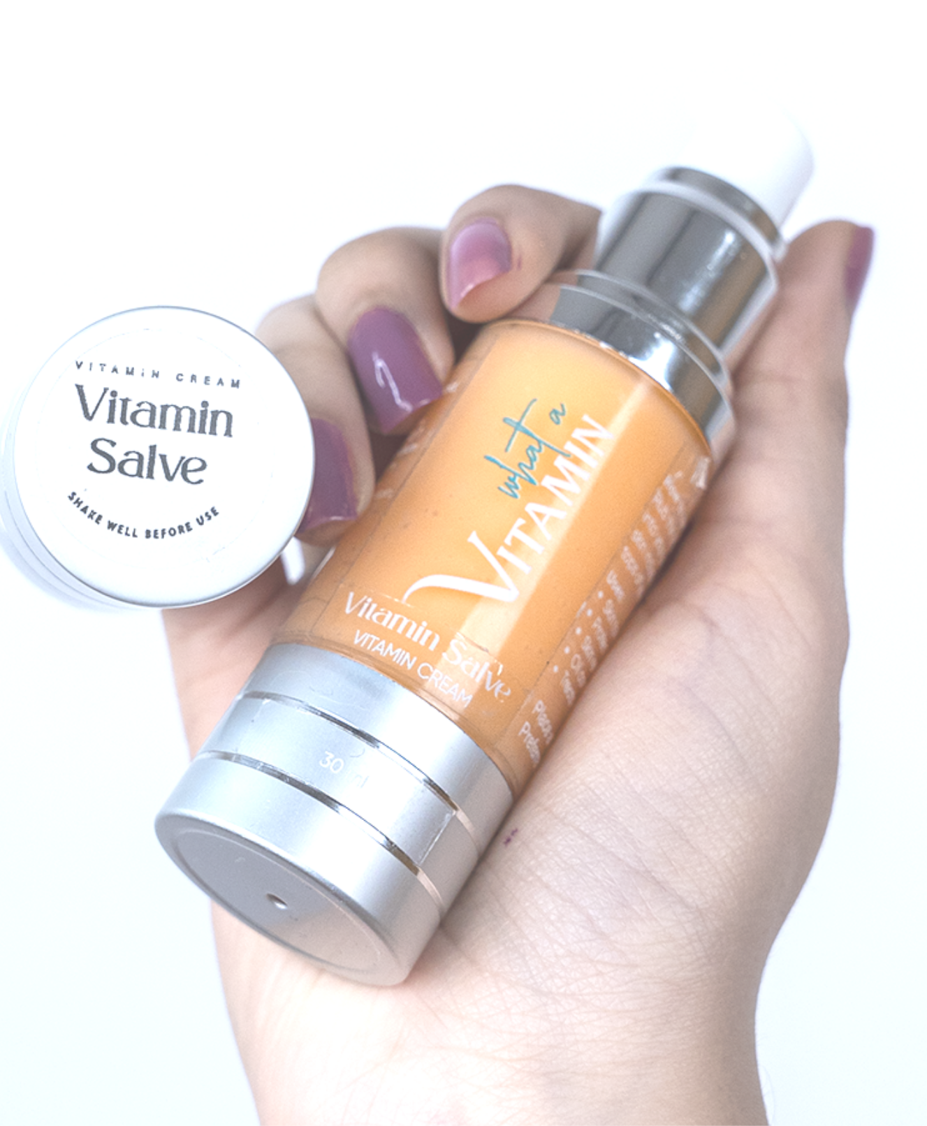 Vitamin Salve (For normal skin enriched with hyaluronic acid Vit.B3, Vit.C and Vit.B5) - whatavitamin