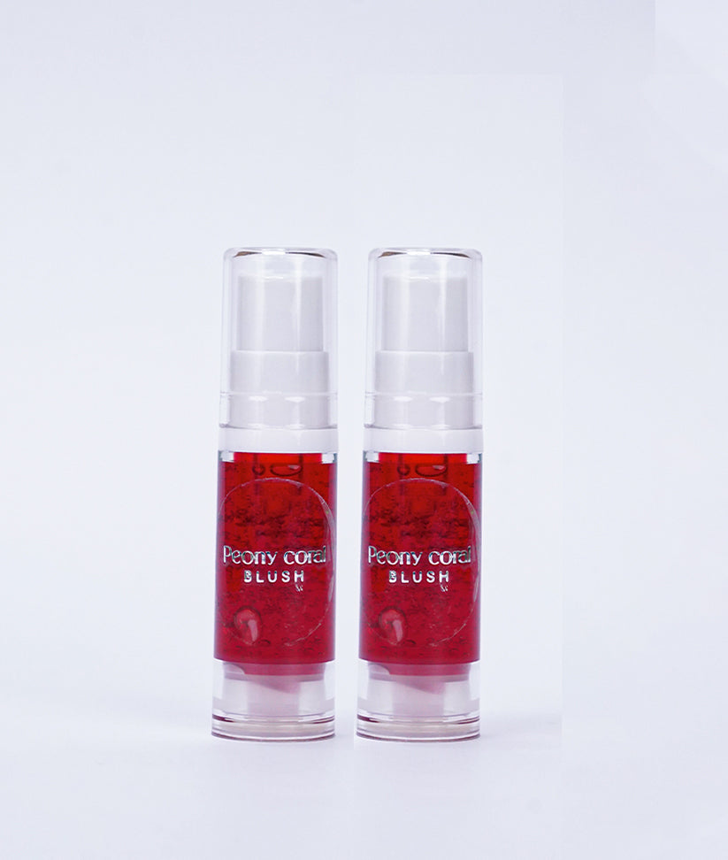 2 Peony Corel Gel Blush (Travel Size 5-7ml)